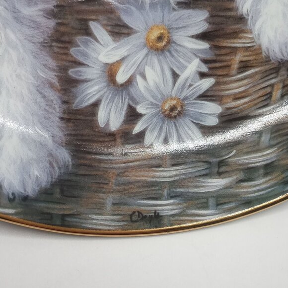 Decorative Limited Edition West Highland Terrier Collectible Plate by Paul Doyle - Picture 4 of 9